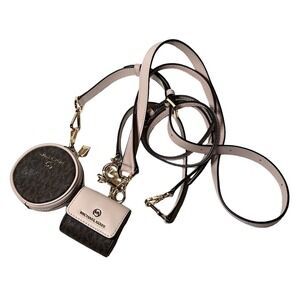 Michael Kors Ear POD Case + Round Zip Mini Bag STRAP LOT NWOT Free Shipping